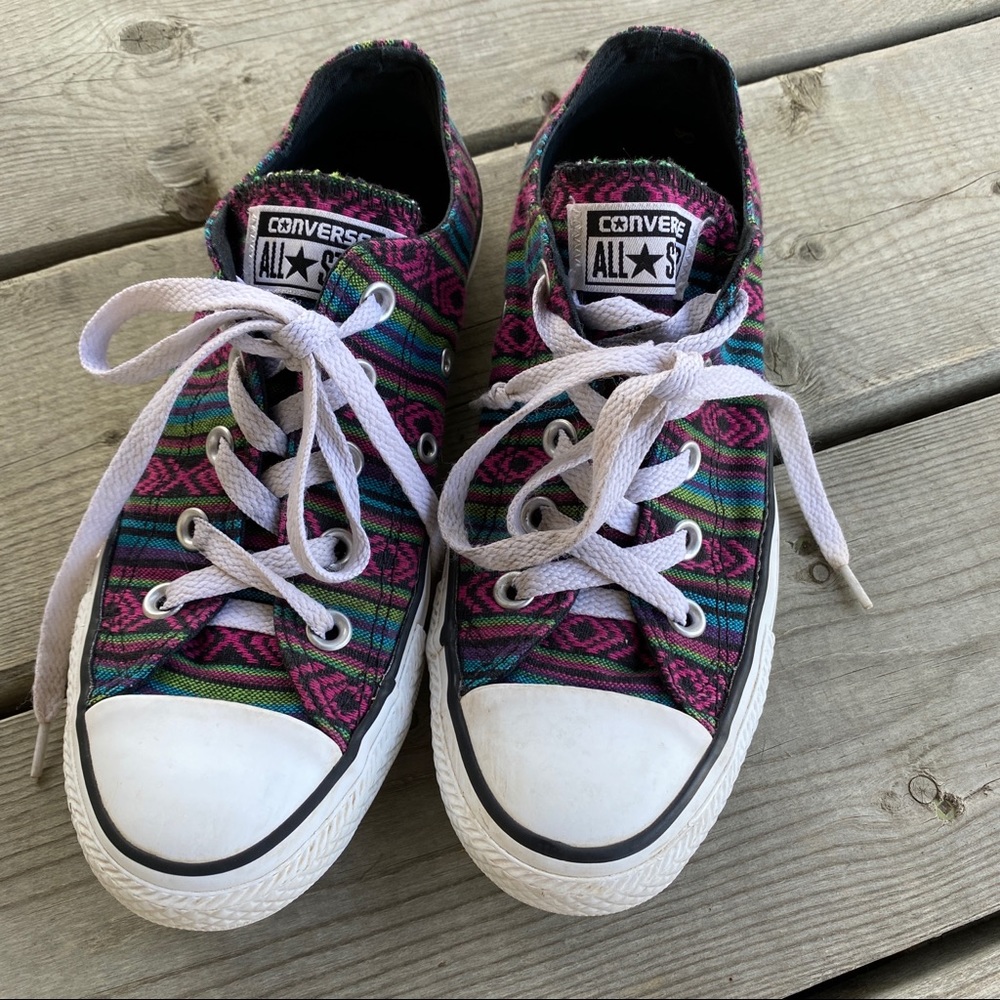 Aztec Print Converse All-Stars - Picture 2 of 8